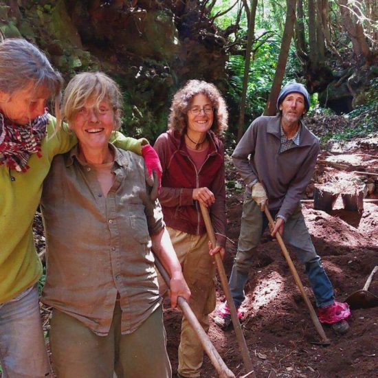 La Gomera Uli Simone Margot Mario Spirebo Zusammen stark! Gartenarbeit auf La Gomera